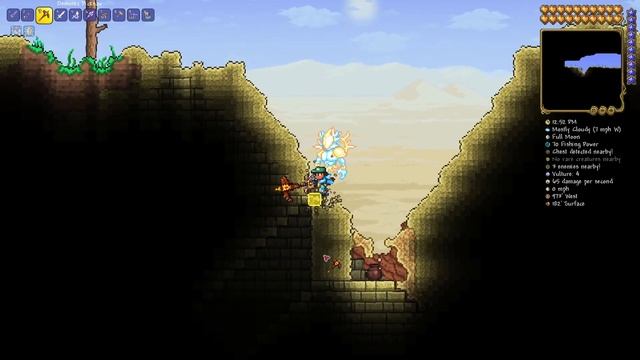 Use The Shimmer To Get Sandstorm In A Bottle And Flying Carpet! With World Seed!!! Terraria 1.4.4.9 смотреть онлайн