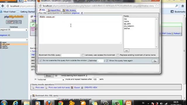 tutorial PHP my Admin смотреть онлайн
