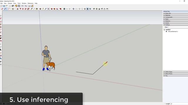 Top Line Tool Tips in SketchUp - BEGINNERS WATCH THIS VIDEO! смотреть онлайн
