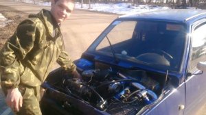 Та самая пушка на двух котлах ока турбо ваз 1113 турбо