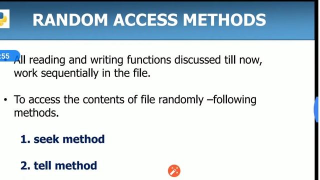 seek and tell method in python by Mr Kapil Dev смотреть онлайн