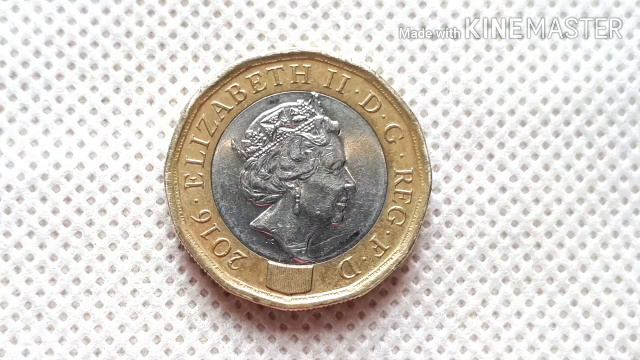 NEW RARE One Pound 2016 UK Coin смотреть онлайн