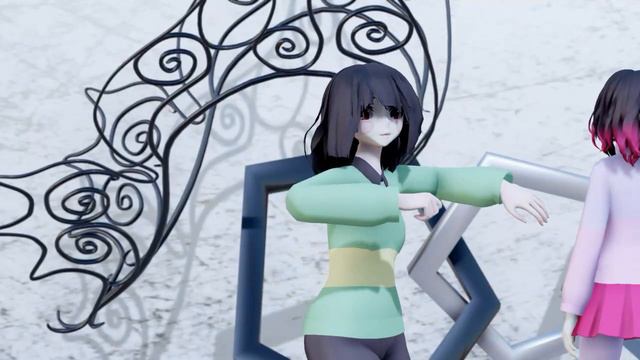 【MMD × Undertale × Glitchtale】ECHO смотреть онлайн
