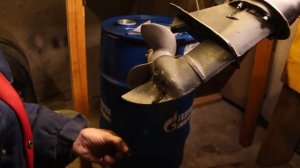 Ветерок 8. Установка ручного стартера и замена масла.