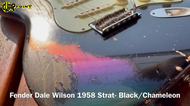 2015 Fender Dale Wilson Masterbuilt 1958 Stratocaster - Black-Chameleon | GuitarPoint смотреть онлайн