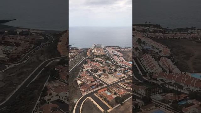 Посадка  Аэробуса А320 Vueling Airlines в Аэропорту Тенерифе Южный (Tenerife Sur)