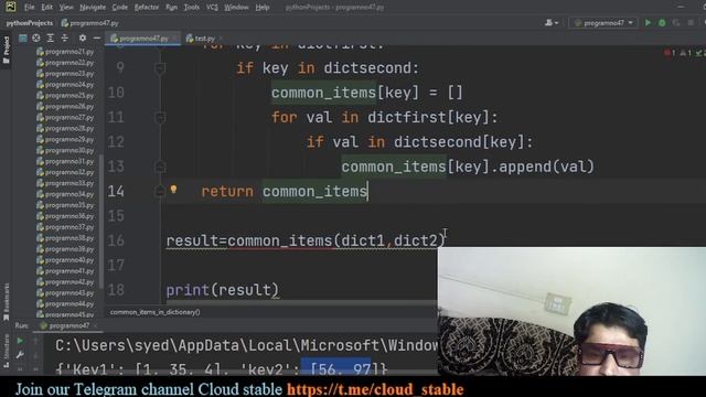 find common elements from two python dictionary смотреть онлайн