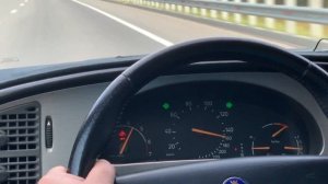 Тест разгона СААБ 9-5 (Saab 9-5), 2005 г/в, в ручном режиме - 1 часть