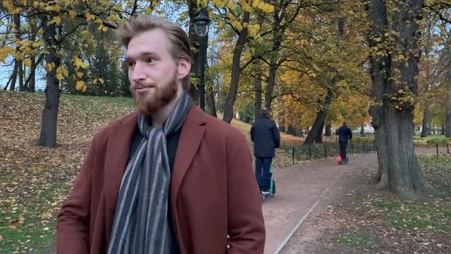 Королевский дворец и сад. Встреча с другом Гуннара Себастьян и их трогательным историей! #ОСЛО смотреть онлайн