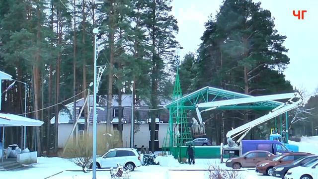 Установка новогодней красавицы.САЗОНОВО смотреть онлайн