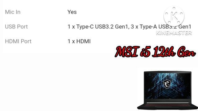 MSI i5 12th Gen 12500H Integrated ARC GF63 12HW-004IN Laptop Review #msi512thgen Flipkart смотреть онлайн
