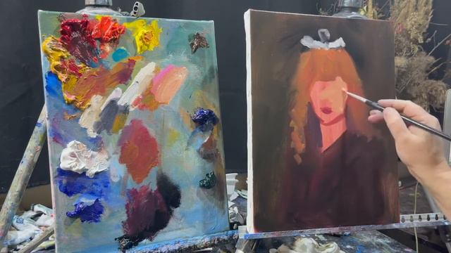 Video lesson "Portrait of a Girl". Artist Igor Sakharov смотреть онлайн