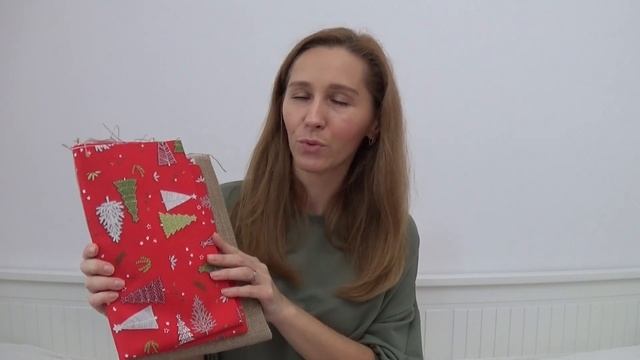 Что буду шить к Новому году | Новые ткани | Идеи пошива новогоднего декора смотреть онлайн