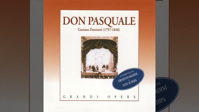 Don Pasquale, atto I, scene I: "Son rinato. Or si parli nipotino" (Don Pasquale) смотреть онлайн