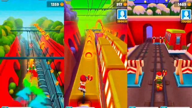 SUBWAY SURFERS KILOO & SYBO VS HALLOWEEN 2012 VS HOLIDAY 2012 смотреть онлайн