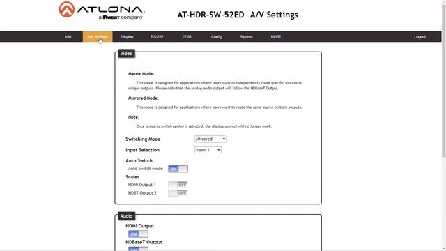 Setting Up The HDR-SW Series of HDMI Switchers and Matrix Switchers смотреть онлайн
