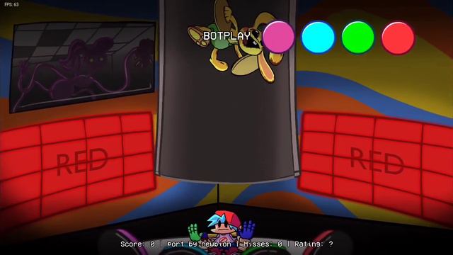 Фрайдей найт фанкин против Кролик Бонзо (Поппи плейтайм глава 2) (BOTPLAY) сложность (Hard) смотреть онлайн