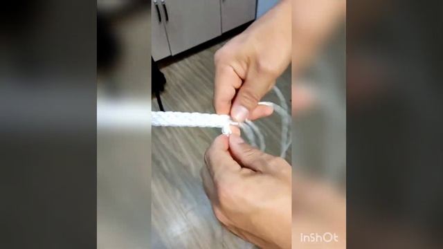 Как связать верёвку из шпагата своими руками... смотреть онлайн