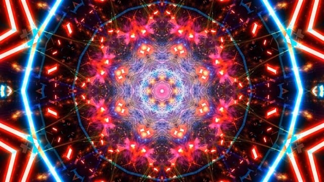 Kaleidoscope Visual Meditation, Kaleidoscope Brain Improvement, Kaleidoscope Color Therapy ❊0040