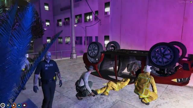 "Help me step ranger" - Ash gets stuck in a vehicle GTA NoPixel смотреть онлайн