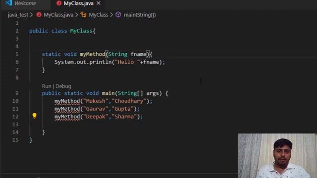 Java Tutorial: Method Parameters смотреть онлайн