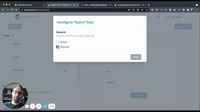 Creating a contact form in Notion - NotionForms смотреть онлайн