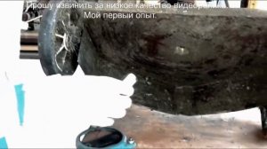 Самодельная газонокосилка на базе УШМ
