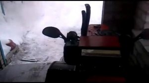 Мотоблок  выхлопная труба,испытание