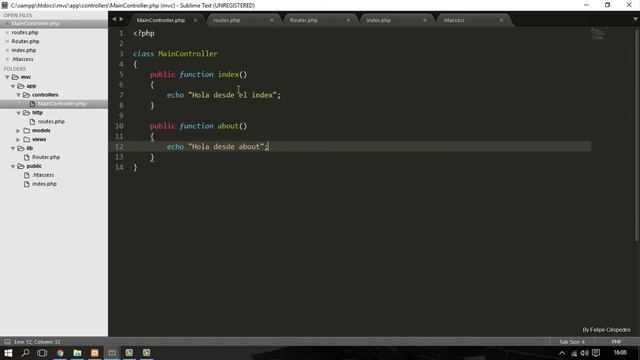 Crea tu propio framework MVC en PHP - parte 1 смотреть онлайн