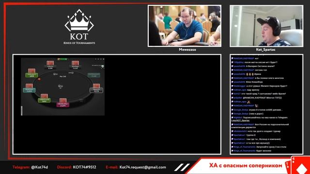 Открытая тренировка с разбором раздач от Kot_Spartac и AlexZA3 смотреть онлайн