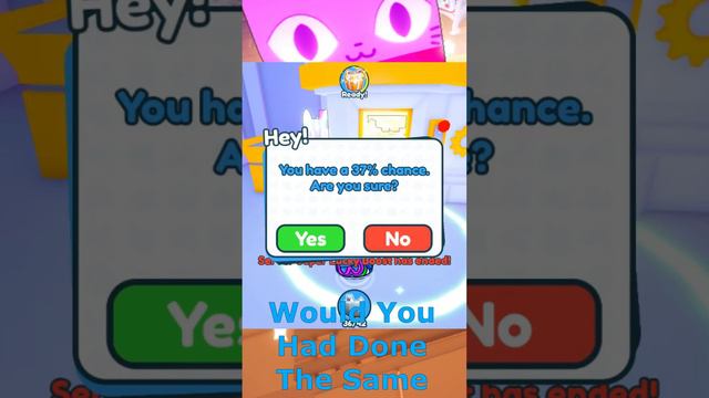 Would You Have Done This Too? Pet Simulator X Roblox