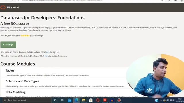 ORACLE Developers Free Courses with Free Certificates | SQL Developer Courses | Oracle Certificatio смотреть онлайн