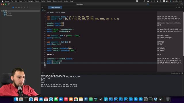 Swift 5 - коллекции, Set смотреть онлайн