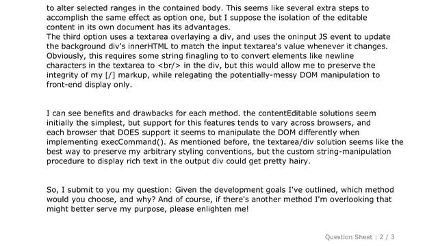 HTML : What's the best method for creating a simple Rich-Text WYSIWYG editor? смотреть онлайн