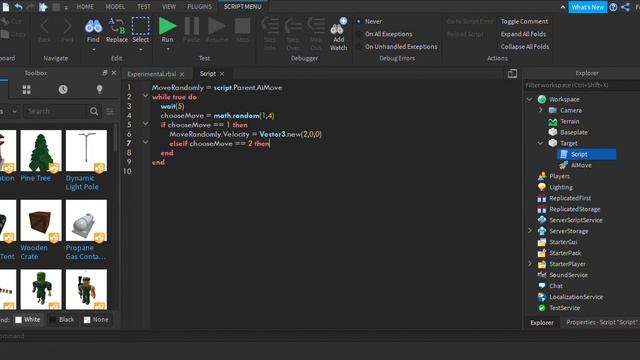How to make a AI move on roblox || Roblox Studio Tutorial смотреть онлайн