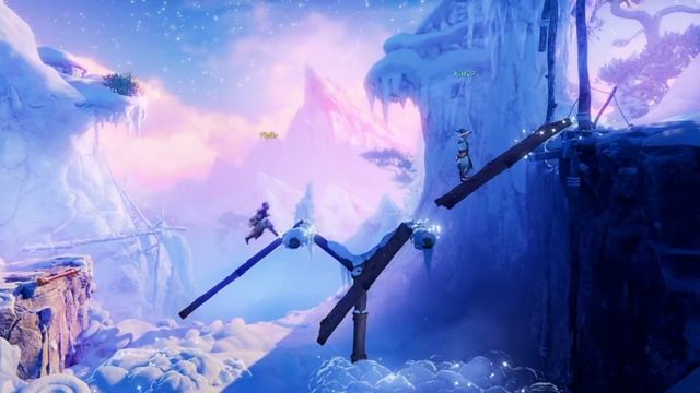 Прохождение Trine 4 в кооперативе: Зимнее утро. #1 смотреть онлайн