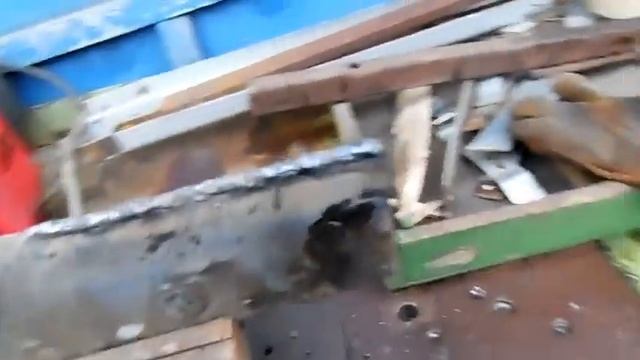 Ремонт лемеха и делаю опорные лыжи для фрезы . смотреть онлайн