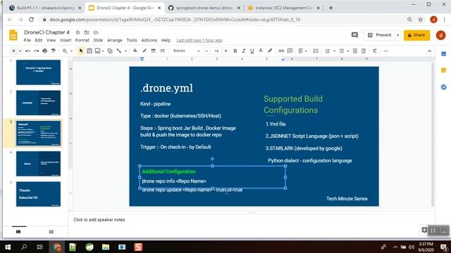 Dockerizing the Spring Boot application Using DroneCI смотреть онлайн