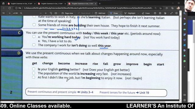 Present Continuous (Unit-1) English Grammar In Use (Intermediate) смотреть онлайн
