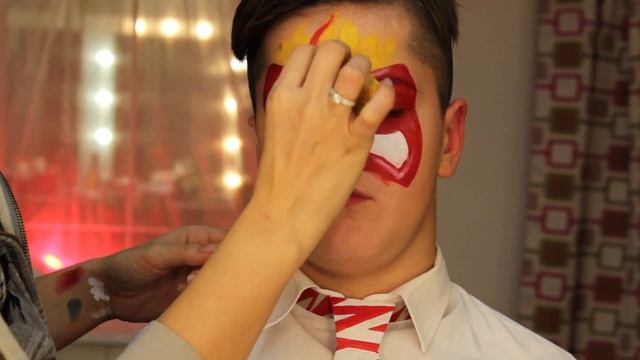 "Inside Out" Anger — Face Painting & Makeup Tutorial смотреть онлайн