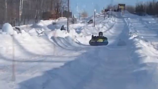 Тюбинг в парке отдыха Лукоморье смотреть онлайн
