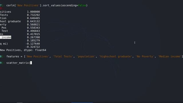 Python - machine learning #4 - correlation, df.corr(), scatter_matrix - COVID data - coding for all смотреть онлайн