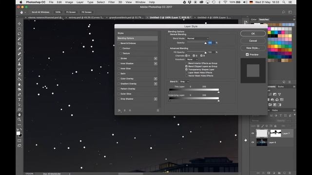How to Add Stars in Photoshop - Example: Dublin Docks | Photoshop Tutorial (Brush Included) смотреть онлайн