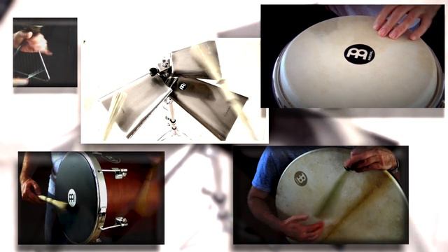 Meinl Cowbells, Djembe, Liquid Triangle, Rebolo, Frame Drum, Husk Brush. Played by Ron van Stratum смотреть онлайн