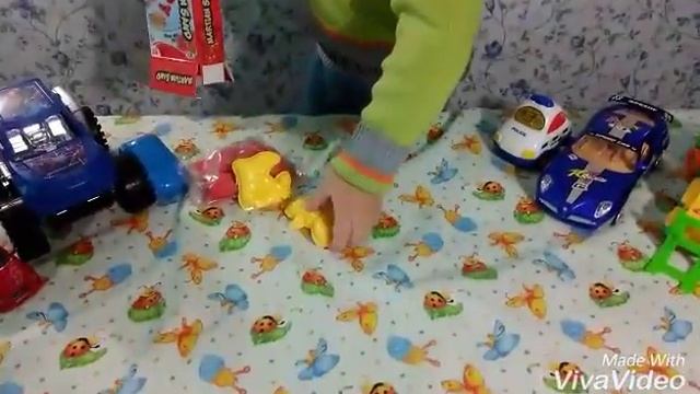 Кинетический песок с формочками распаковка играем смотреть онлайн