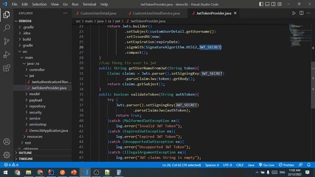Rikkei Academy - Java - Module 04 - Spring Boot - Spring Security - JWT смотреть онлайн
