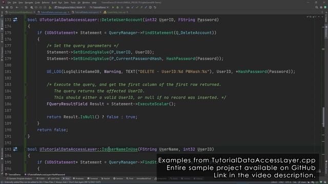 Unreal & SQL Databases - Part 5 - User Account Login смотреть онлайн