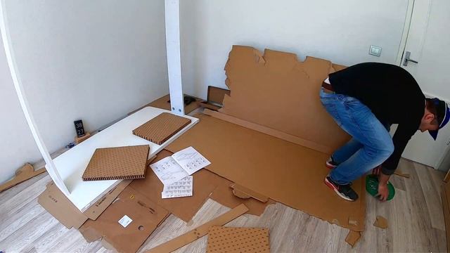 Timelapse - IKEA Bed Askvoll Assembly смотреть онлайн