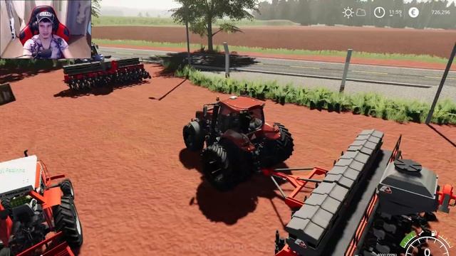 NEW HOLLAND T.8 PLANTANDO ARROZ NO PARANÁ | Farming Simulator 19 смотреть онлайн