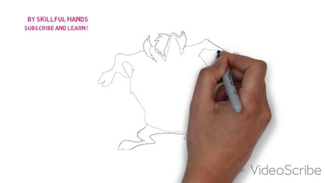 How to Draw a Taz / Как нарисовать Тасманского дьявола (Таза) смотреть онлайн